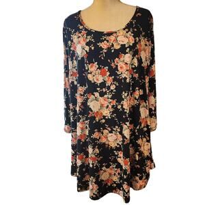 Monnuro Women's Tunic Floral Tunic Dress Plus Size 3x